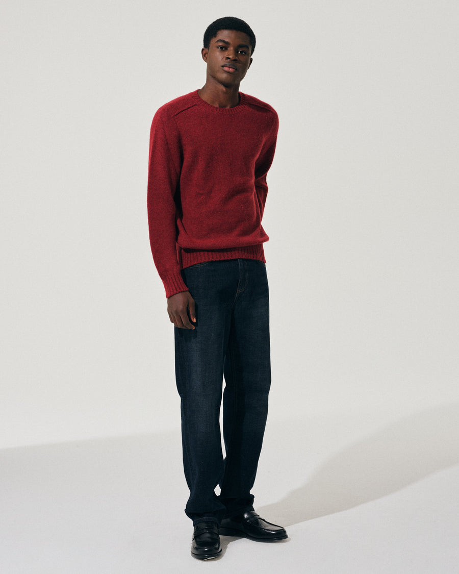 Scaglione ROUND NECK SEAMLESS MARTELLO MERLOT In Vendita