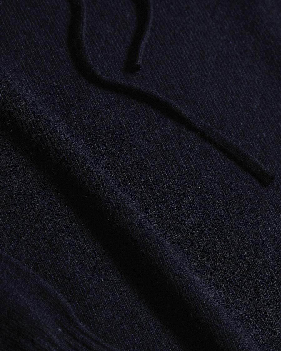 Scaglione HOODIE RAGLAN HYBRD CASHMERE NAVY Soddisfazione Garantita