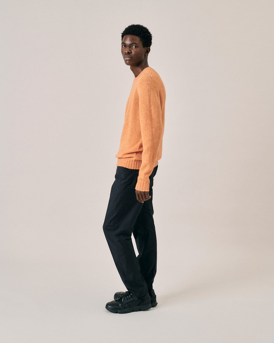Scaglione ROUND NECK SEAMLESS SOFTWOOL TANGERINE Convenienza