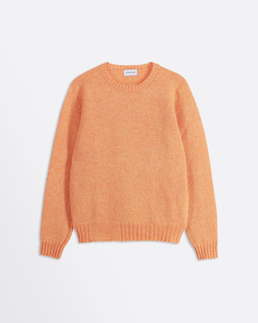 Scaglione ROUND NECK SEAMLESS SOFTWOOL TANGERINE Convenienza