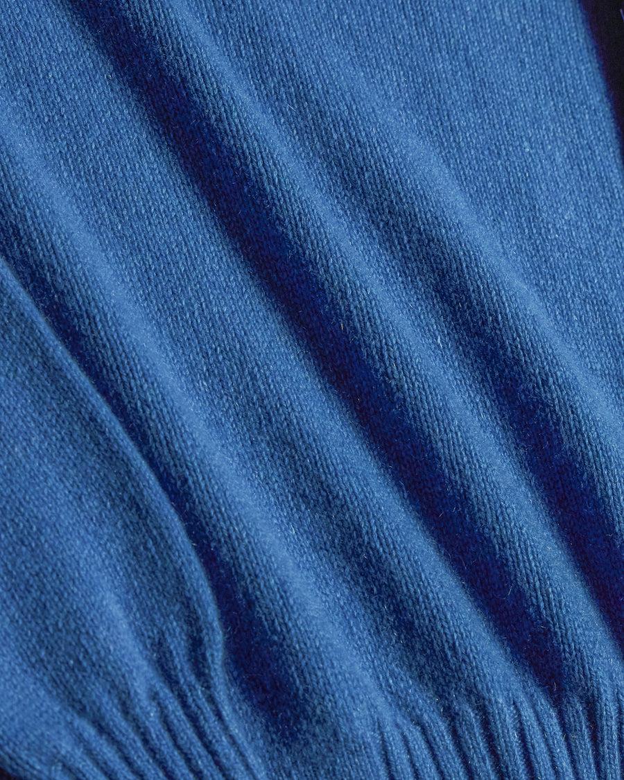 Scaglione ROUND NECK SOFT HYBRD CASHMERE CORNFLOWER Rilascio limitato