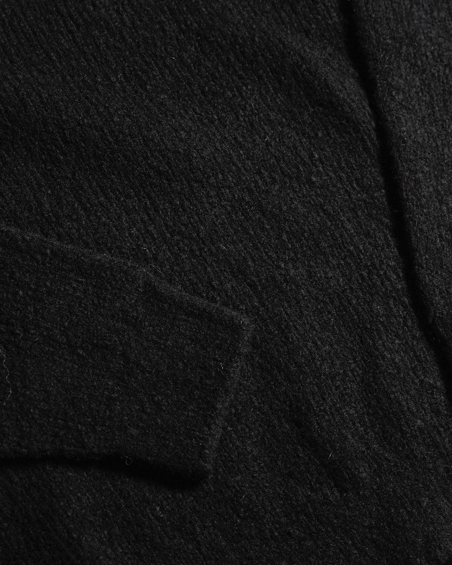 Scaglione TURTLE NECK SEAMLESS PUFFED CASHMERE BLACK Promozione