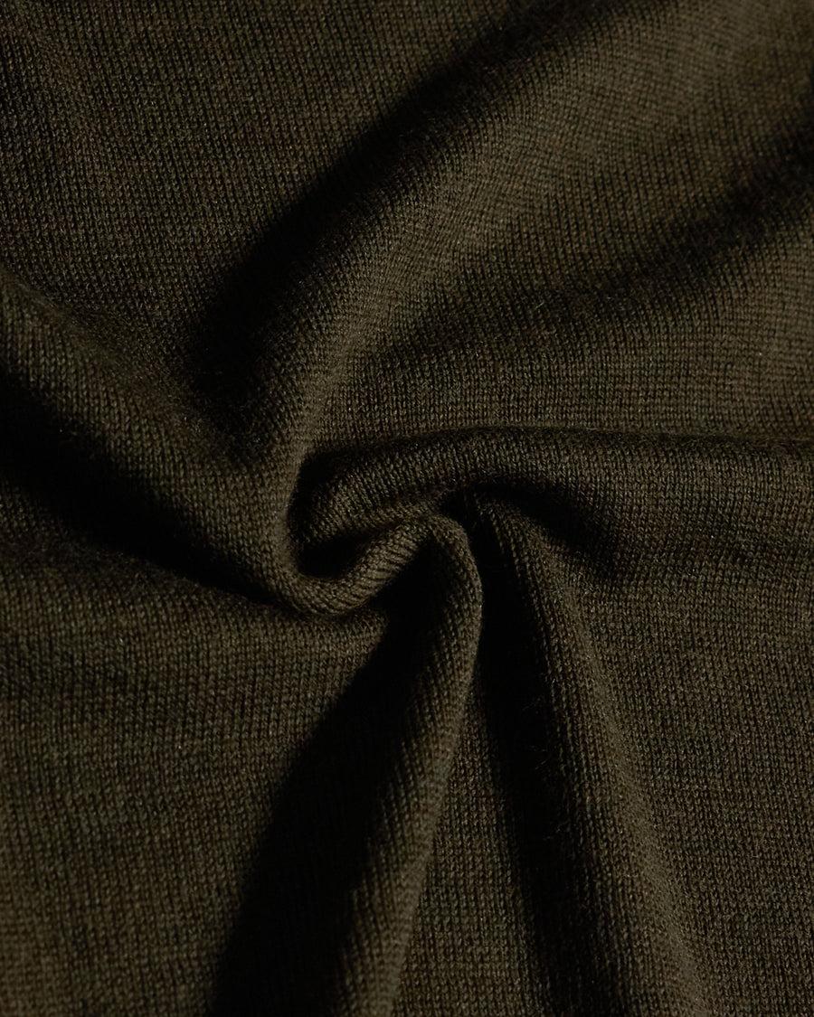 Scaglione ROUND NECK SEAMLESS MERINO ARMY Consegna Veloce