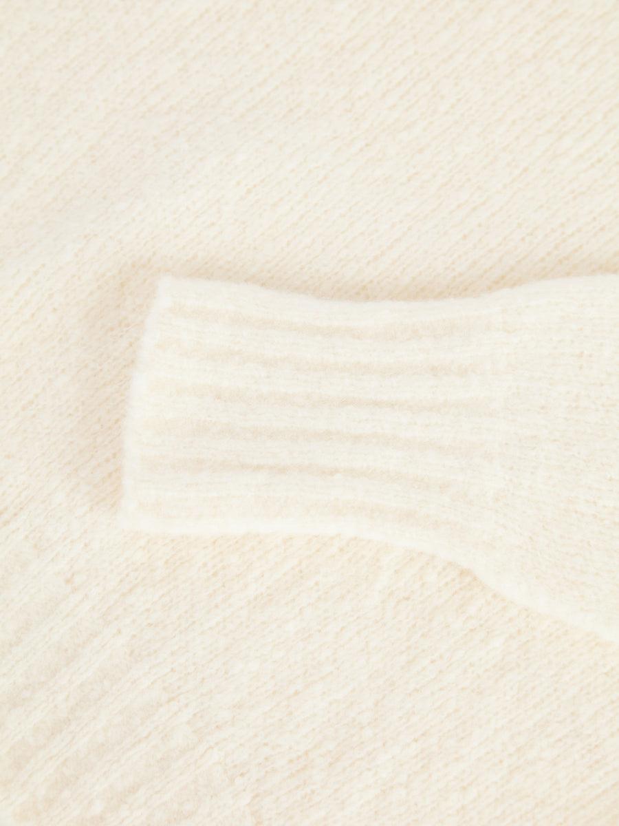 Scaglione TURTLE NECK SLIM PUFFED CASHMERE MILK Convenienza