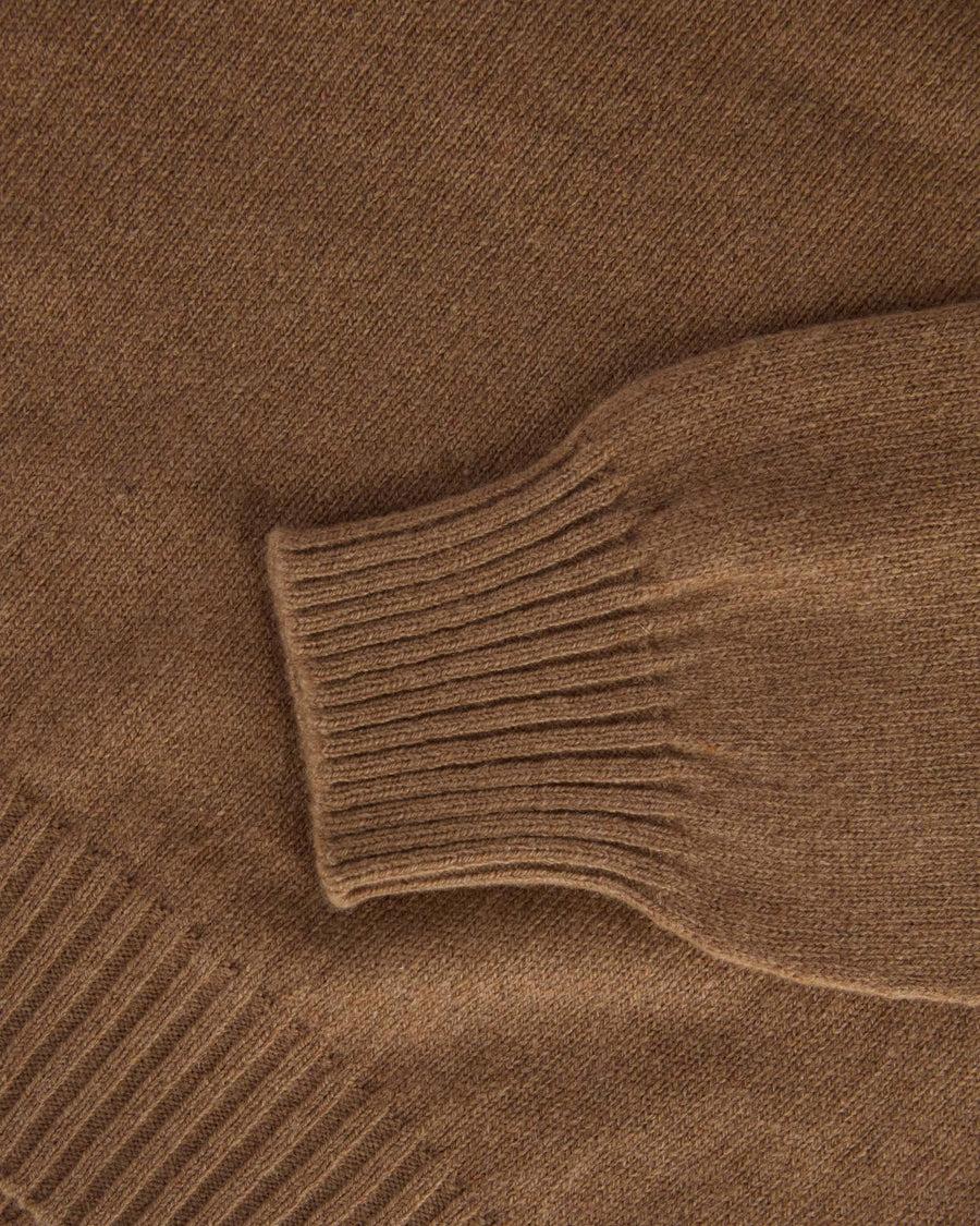 Scaglione TURTLE NECK SEAMLESS HYBRD CASHMERE CASHMERE CARAMEL In Vendita