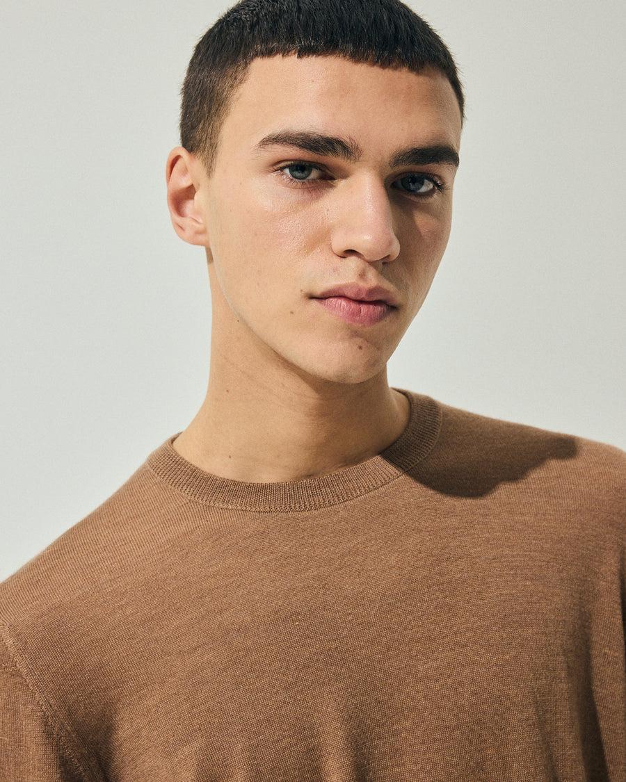 Scaglione ROUNDNECK FINELUX CAMEL Offerta speciale