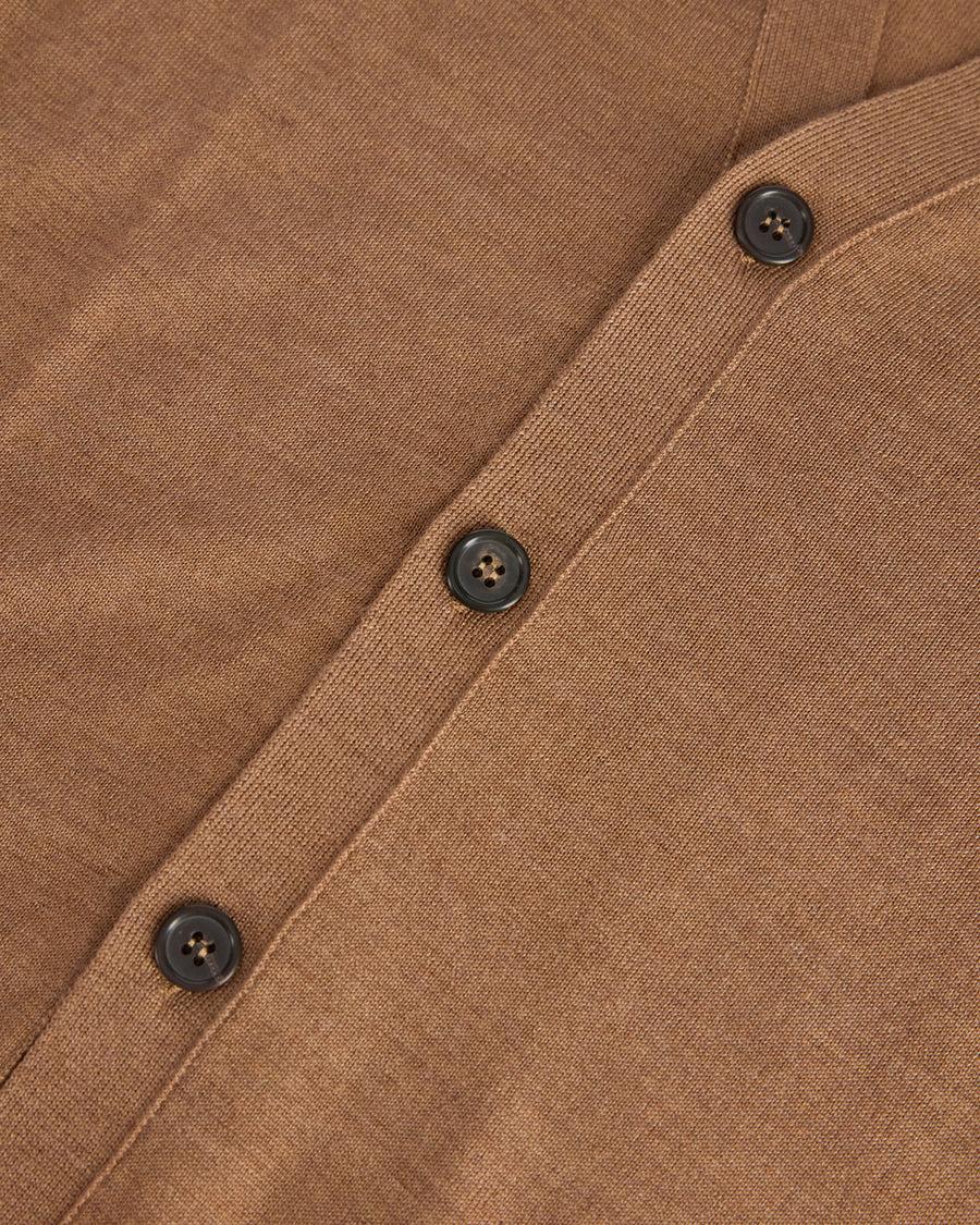 Scaglione CARDIGAN FINELUX CAMEL Comprare a buon mercato