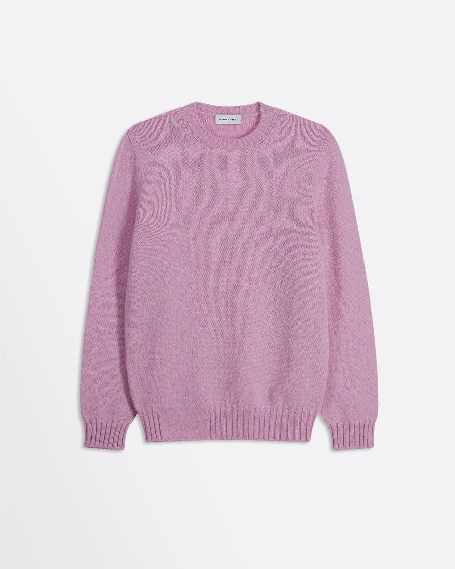Scaglione ROUNDNECK SEAMLESS SOFTWOOL ROSA Grande vendita