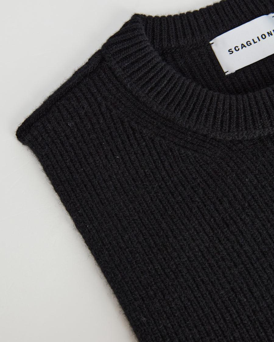 Scaglione TOP S/M SLIM M.UNITA BLACK Flash Sale
