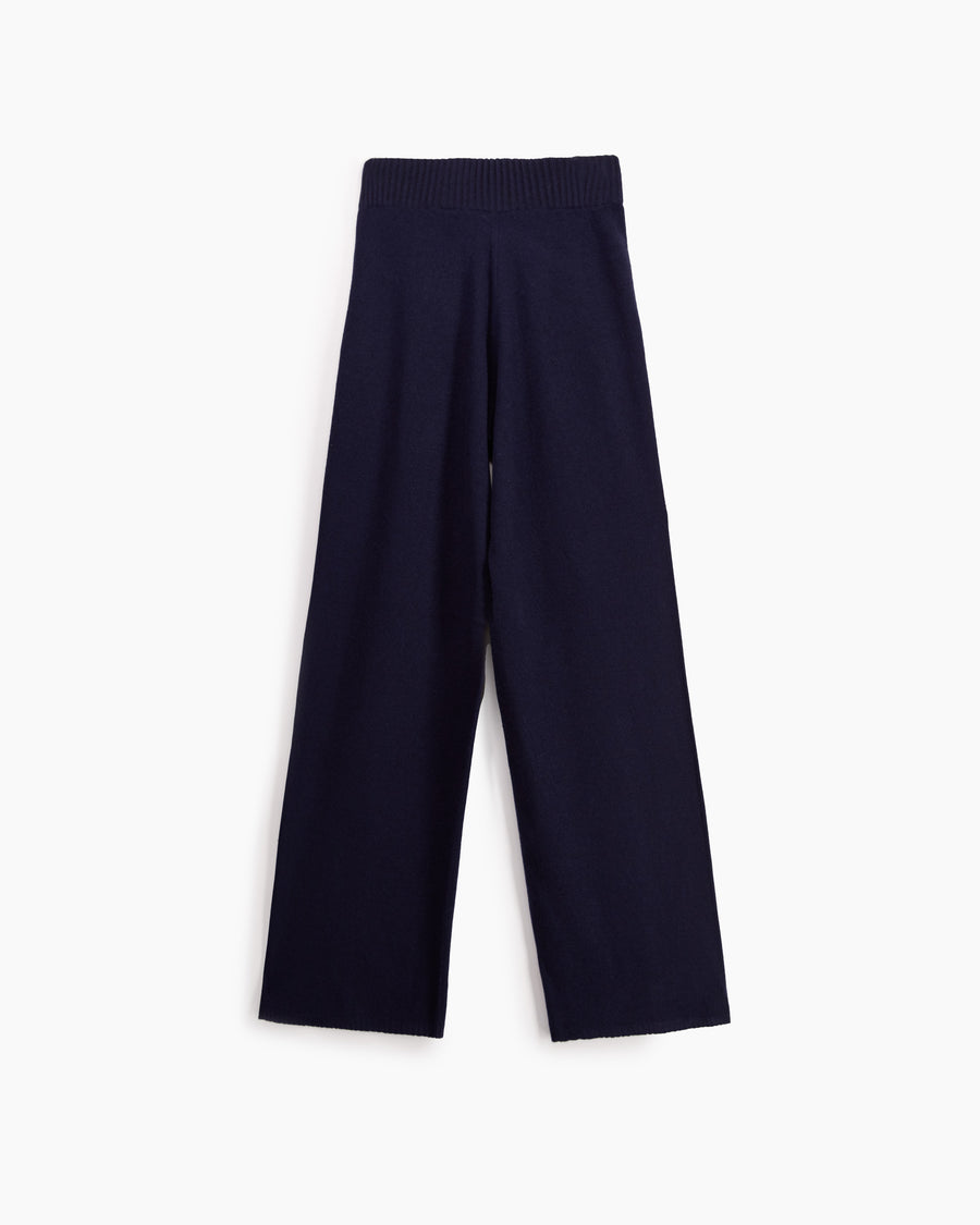 Scaglione PANTS WIDE SEAMLESS NAVY Offerta esclusiva