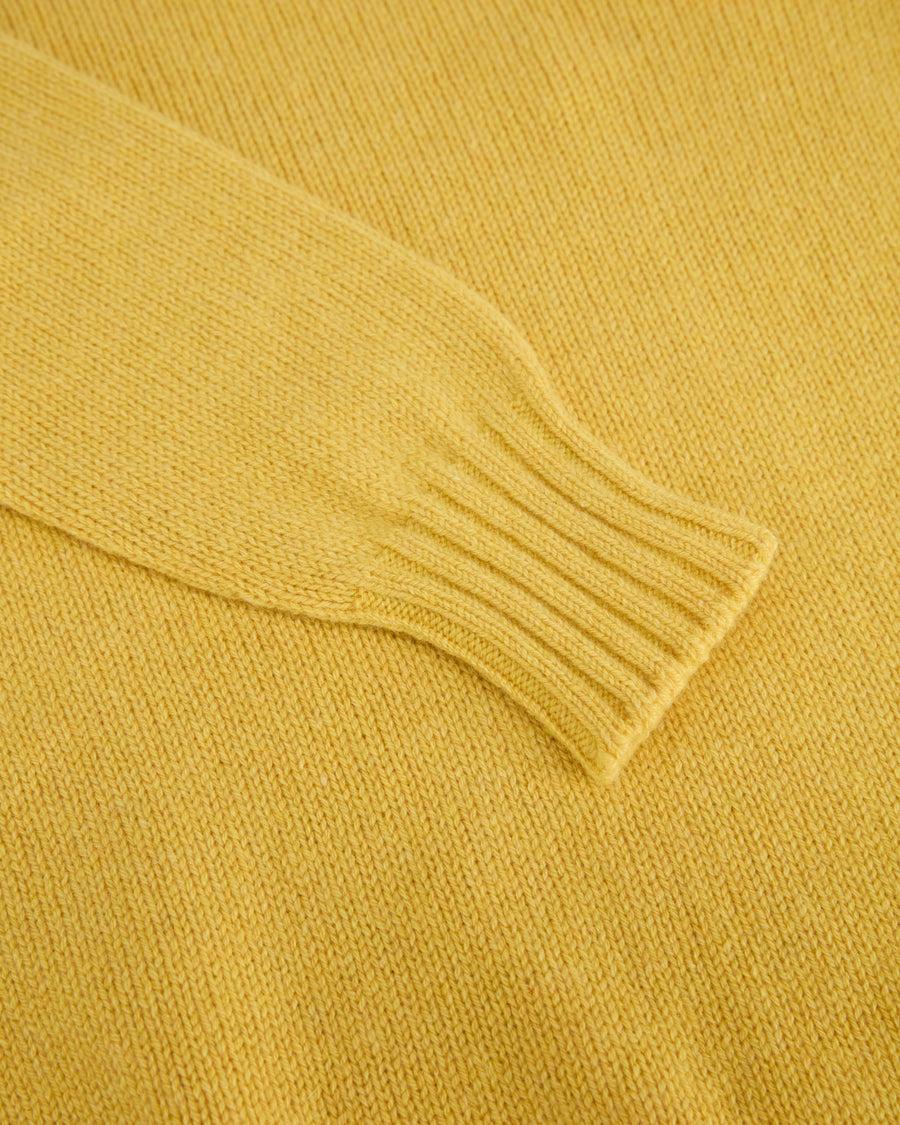 Scaglione ROUND NECK SOFT HYBRID CASHMERE YELLOW Sconti VIP