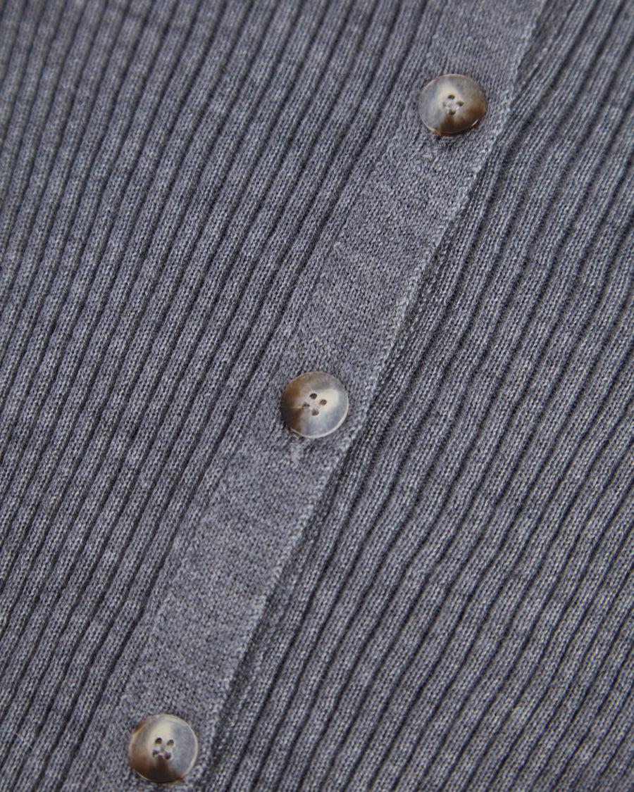 Scaglione CARDIGAN CROP COSTINA FINELUX GREY Ritorno libero