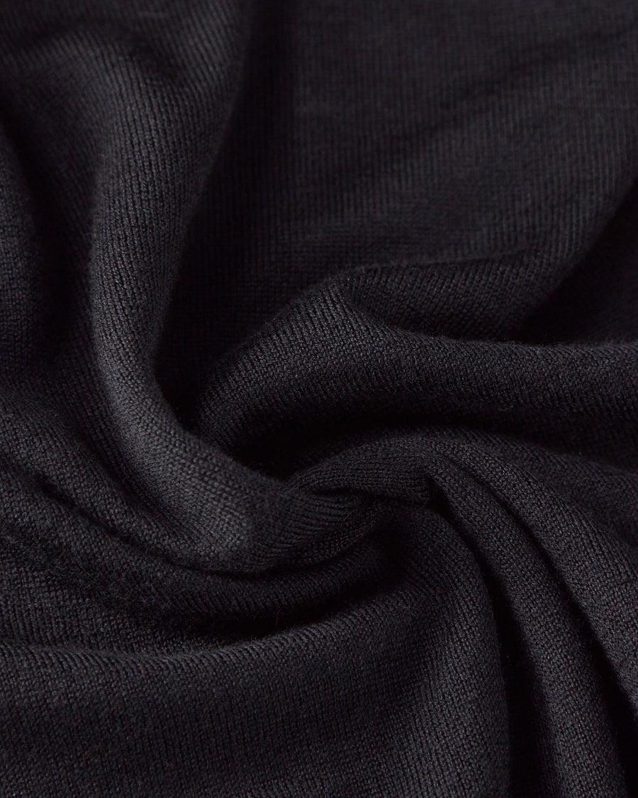 Scaglione R.NECK BOXY FINELUXSOLID BLACK Offerta speciale della fabbrica