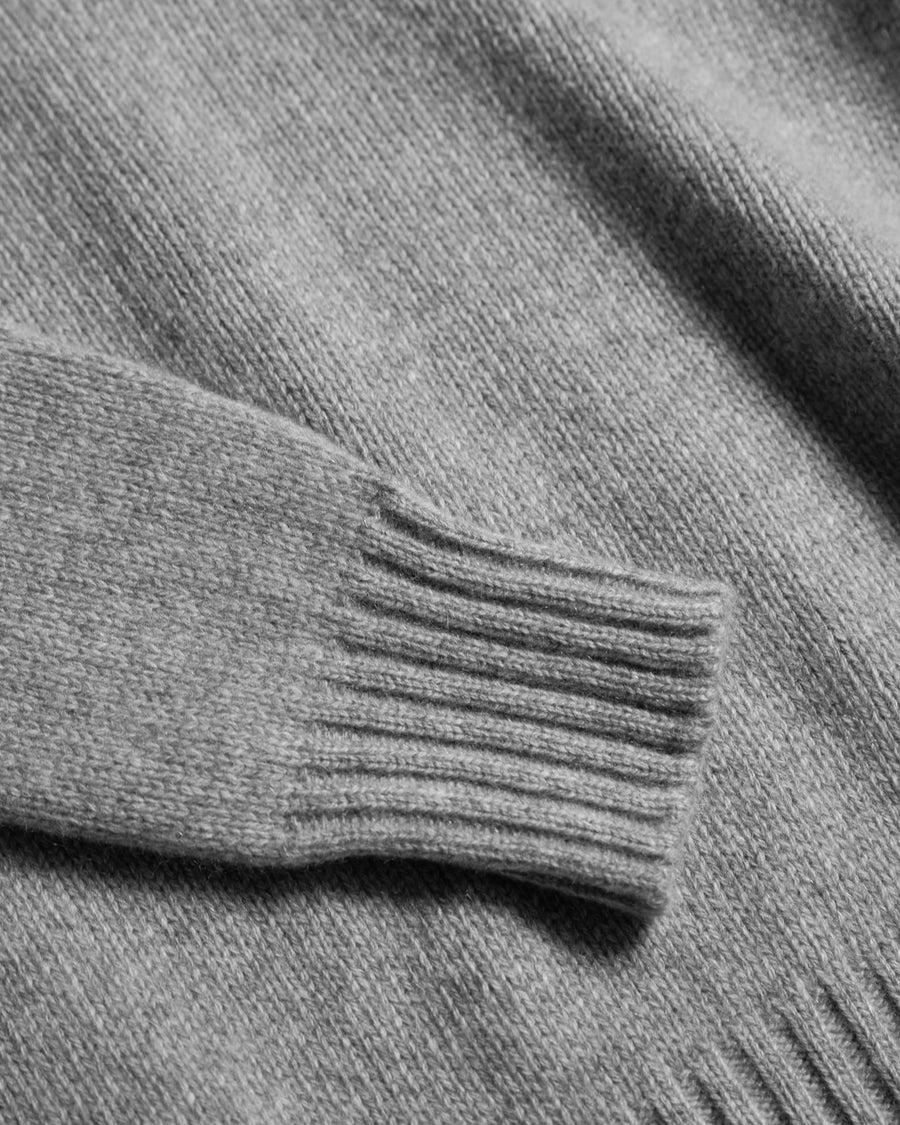 Scaglione TURTLE NECK SOFT HYBRID CASHMERE GREY Black Friday Prezzi
