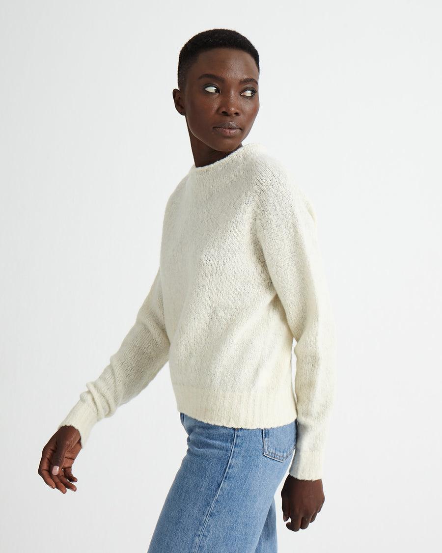 Scaglione BOAT SEAMLESS PUFFED CASHMERE MILK Sconti questo mese