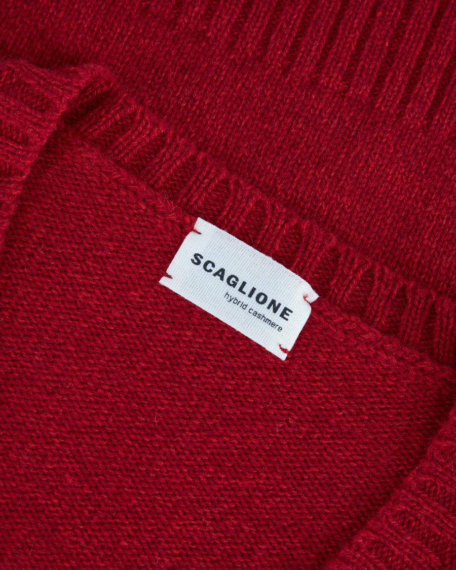Scaglione GILET SOFT HYBRID CASHMERE RED Outlet