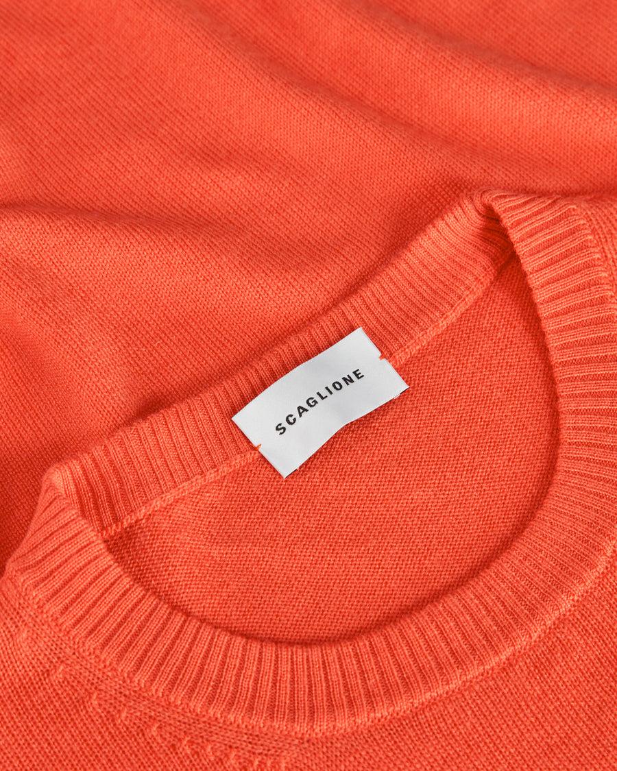 Scaglione ROUNDNECK SEAMLESS MERINO CARROT Vendita Calda