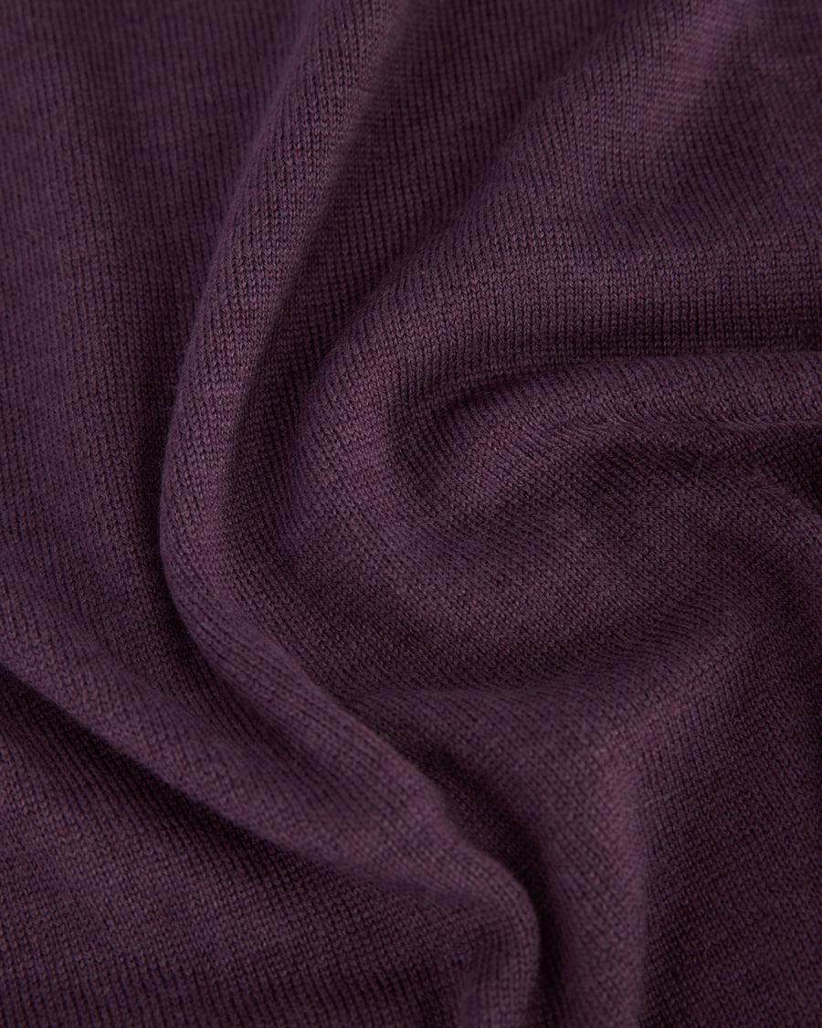 Scaglione ROUNDNECK SEAMLESS MERINO PURPLE Vendita Economica