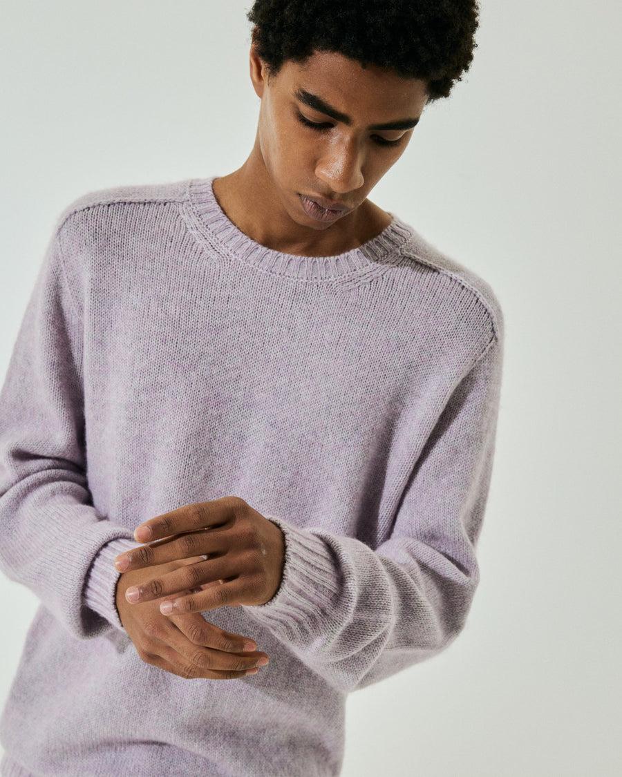 Scaglione ROUNDNECK SHETLY SEAMLESS MARTELLO LTLILAC In Saldo