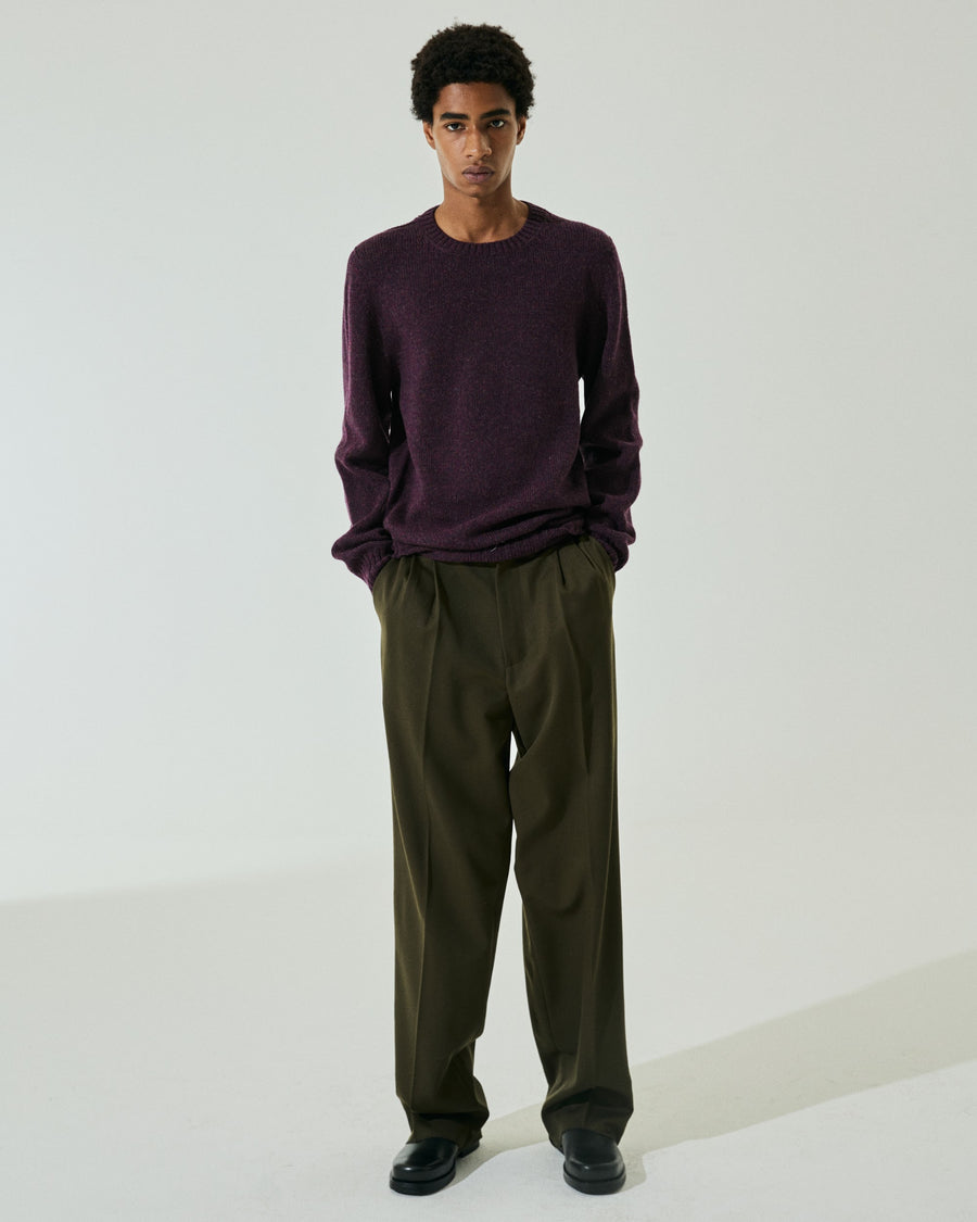 Scaglione ROUNDNECK SEAMLESS SOFTWOOL WINE Smaltimento dello stoccaggio