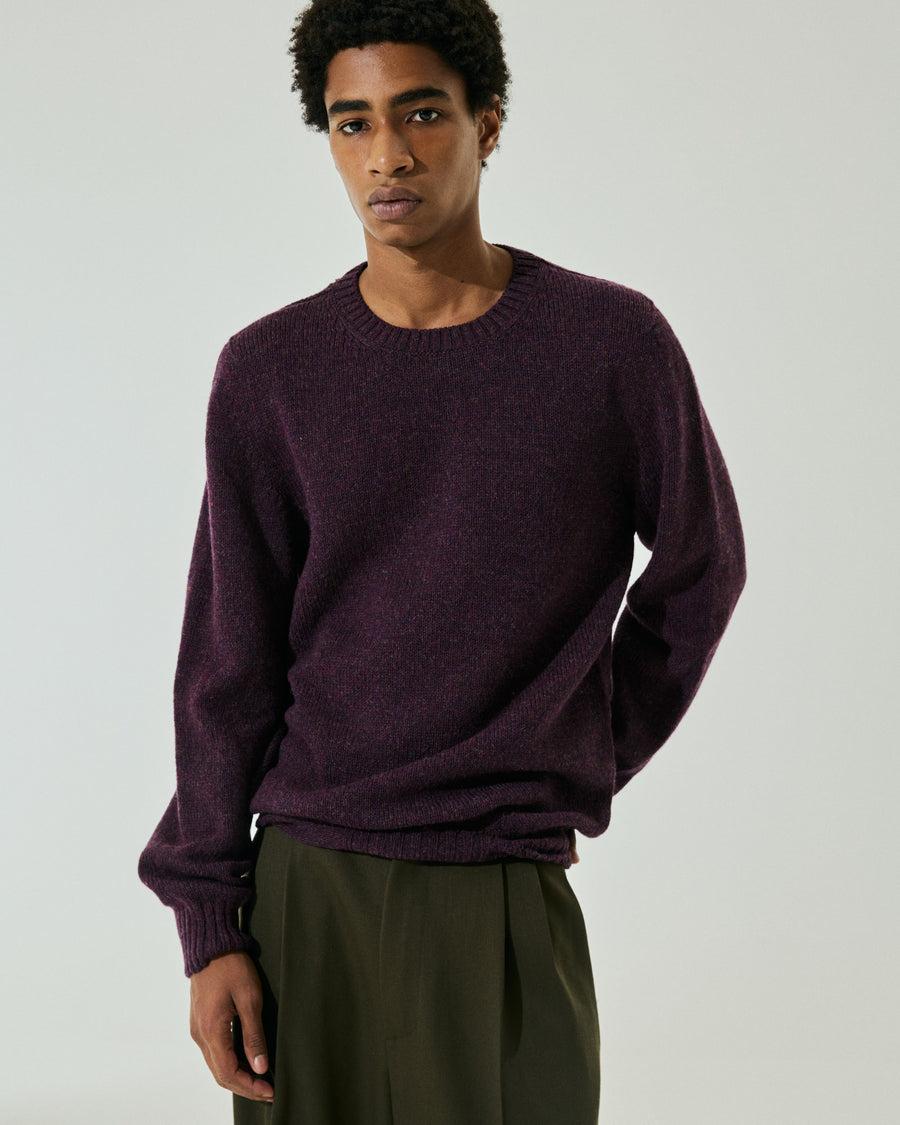 Scaglione ROUNDNECK SEAMLESS SOFTWOOL WINE Smaltimento dello stoccaggio