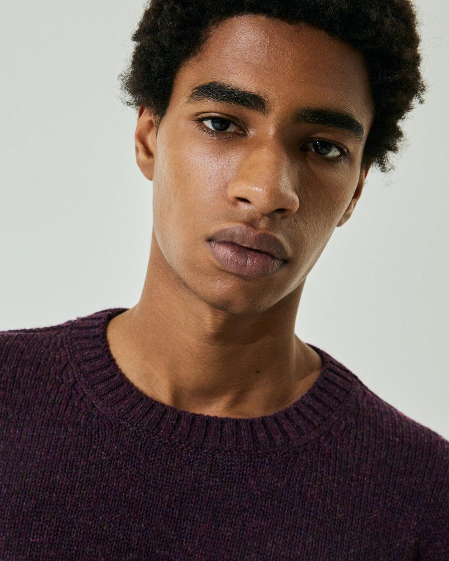 Scaglione ROUNDNECK SEAMLESS SOFTWOOL WINE Smaltimento dello stoccaggio