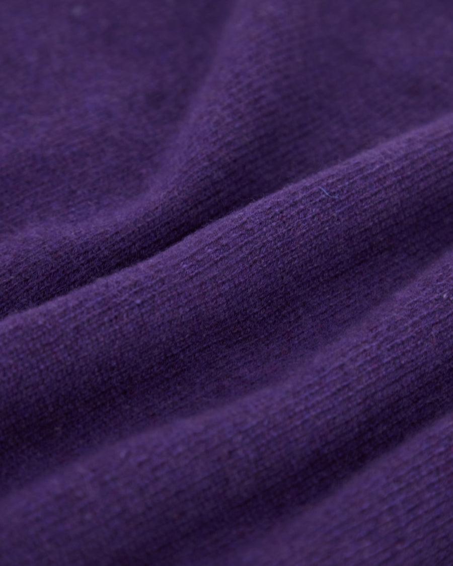 Scaglione ROUNDNECK SEAMLESS HYBRD CASHMERE CASH PURPLE Online Outlet