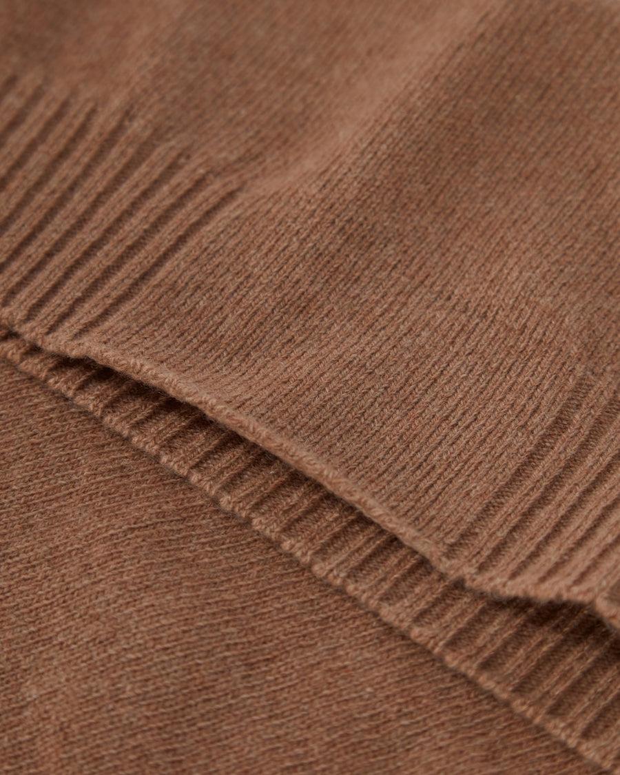 Scaglione ROUNDNECK SEAMLESS HYBRD CASHMERE CASH CARAMEL Grandi sconti