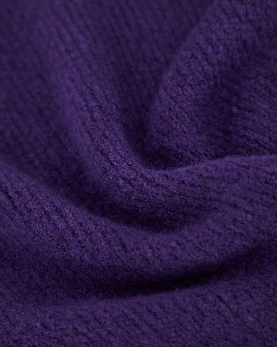 Scaglione TURTLENECK SEAMLESS PUFFED CASHMERE PURPLE Bestseller