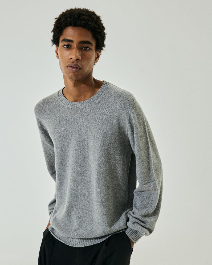 Scaglione ROUNDNECK SEAMLESS HYBRD CASHMERE CASH GREY Offerte stagionali