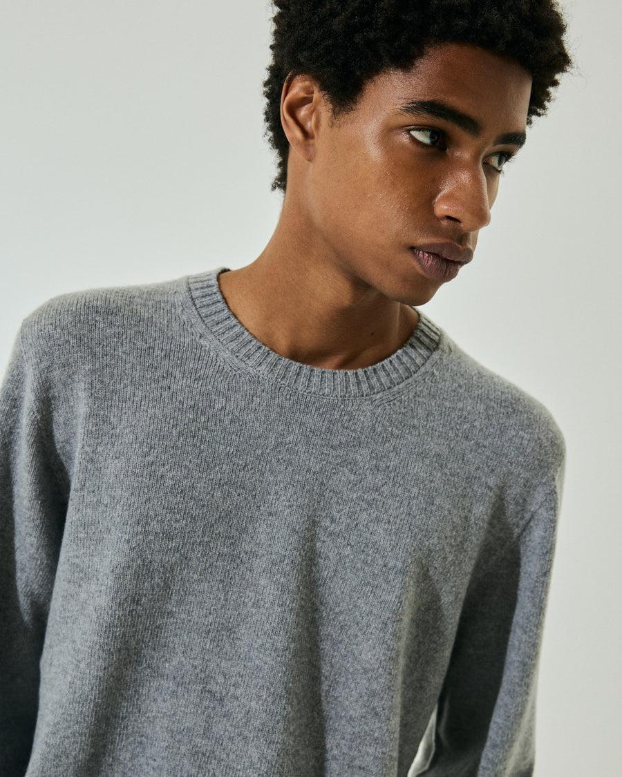 Scaglione ROUNDNECK SEAMLESS HYBRD CASHMERE CASH GREY Offerte stagionali