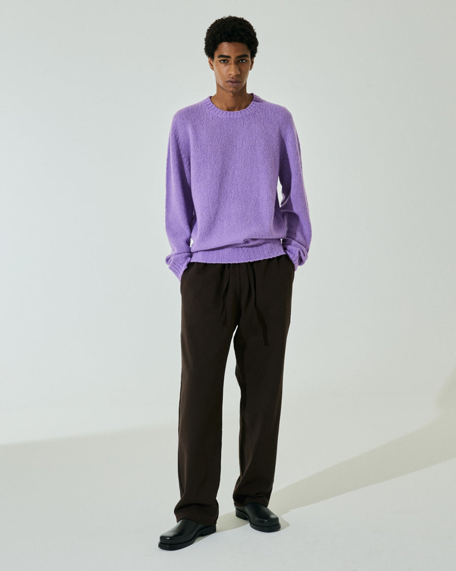 Scaglione ROUNDNECK SEAMLESS PUFFED CASHMERE LILAC Comprane uno, ottenene uno gratis