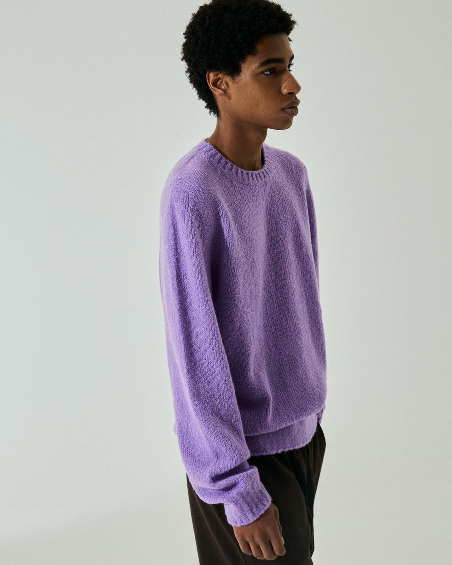 Scaglione ROUNDNECK SEAMLESS PUFFED CASHMERE LILAC Comprane uno, ottenene uno gratis