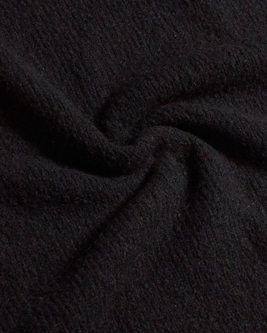 Scaglione ROUND NECK SEAMLESS PUFFED CASHMERE BLACK Fino al 50% di sconto