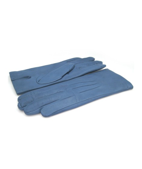 Sermoneta Gloves Guanto in Capretto 2bt con 3 cordoni fod. cashmere Denim Hotsell
