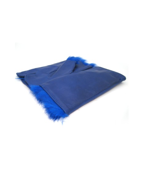 Sermoneta Gloves Manicotto in Nappa 2bt foderato in Lapin Royal Offerte