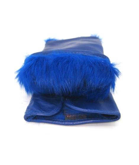 Sermoneta Gloves Manicotto in Nappa 2bt foderato in Lapin Royal Offerte