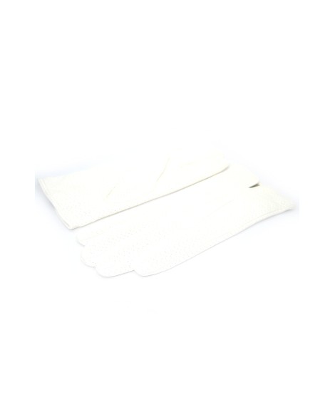 Sermoneta Gloves Guanti Nappa foderato cashmere Bianco Saldi