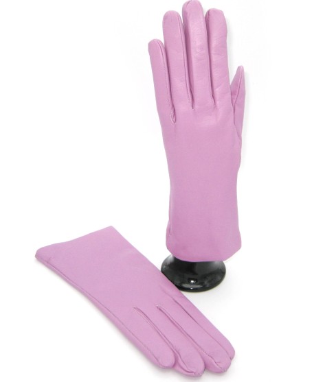 Sermoneta Gloves Guanto in Nappa foderato cashmere Glicine In Linea