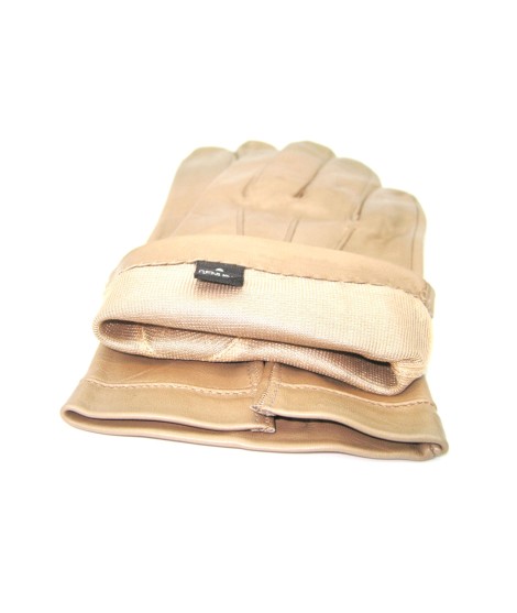 Sermoneta Gloves Guanto in Nappa foderato seta Toupe Offerta