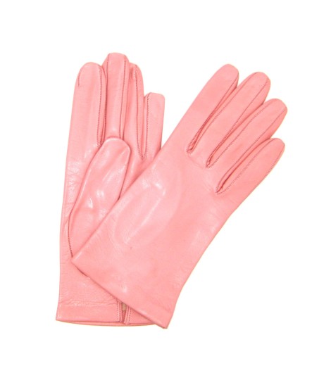 Sermoneta Gloves Guanto Nappa fodera seta Bubble gum Outlet