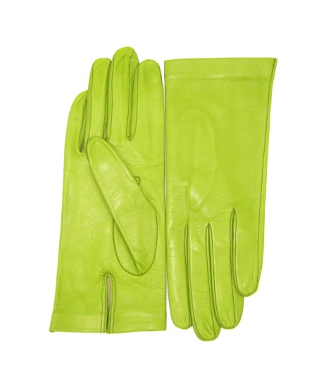 Sermoneta Gloves Guanto Nappa fodera seta Pistacchio Hotsell