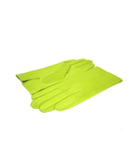 Sermoneta Gloves Guanto Nappa fodera seta Pistacchio Hotsell