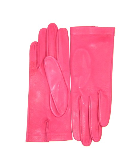 Sermoneta Gloves Guanto Nappa fodera seta Fucsia Vendita Calda