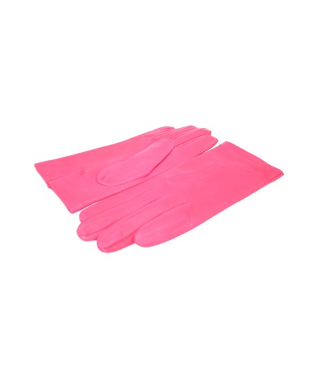 Sermoneta Gloves Guanto Nappa fodera seta Fucsia Vendita Calda