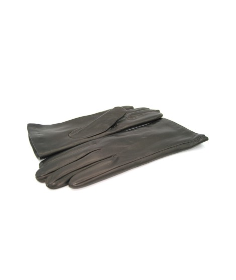 Sermoneta Gloves Guanto Nappa foderato Lapin T.Moro Nuova