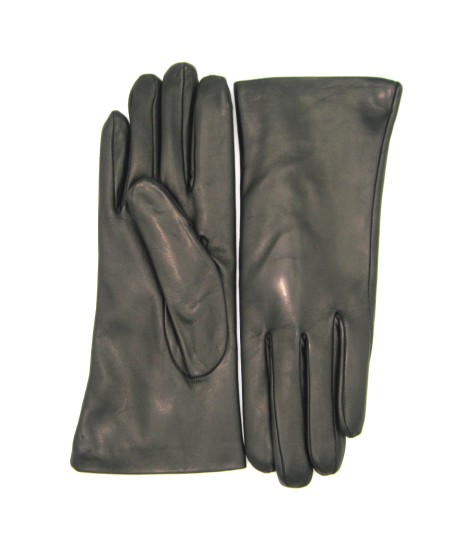Sermoneta Gloves Guanto Nappa foderato Lapin Nero 2025