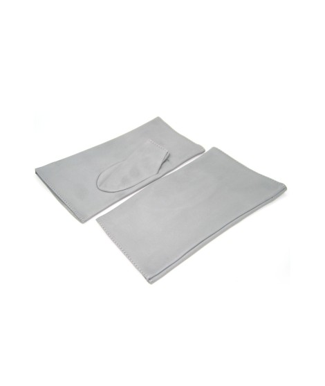 Sermoneta Gloves Manicotto in Nappa 2bt foderato seta Grigio Perla Vendite Flash