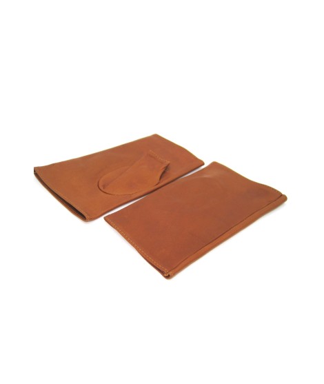 Sermoneta Gloves Manicotto in Nappa 2bt foderato seta Tan Negozio