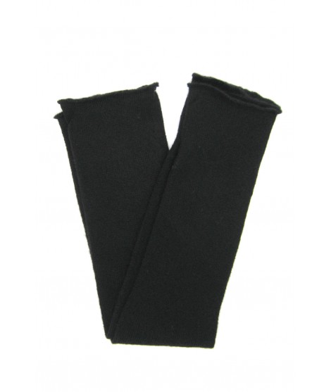Sermoneta Gloves Manicotto in 100% cashmere 10bt Nero Qualità